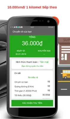 GV Driver - Dành cho tài xế android App screenshot 2